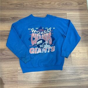 New York Giants 1990 Super Bowl Crewneck Sweater